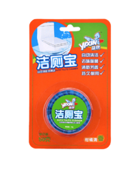 >Blue automatic toilet bowl cleaner ESN-058