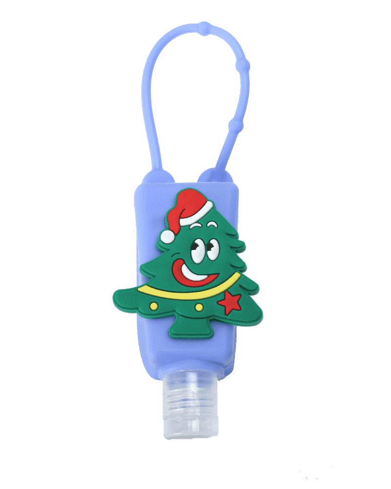 >Christmas Series Silicone Hand Sanitizer Bottle Holder