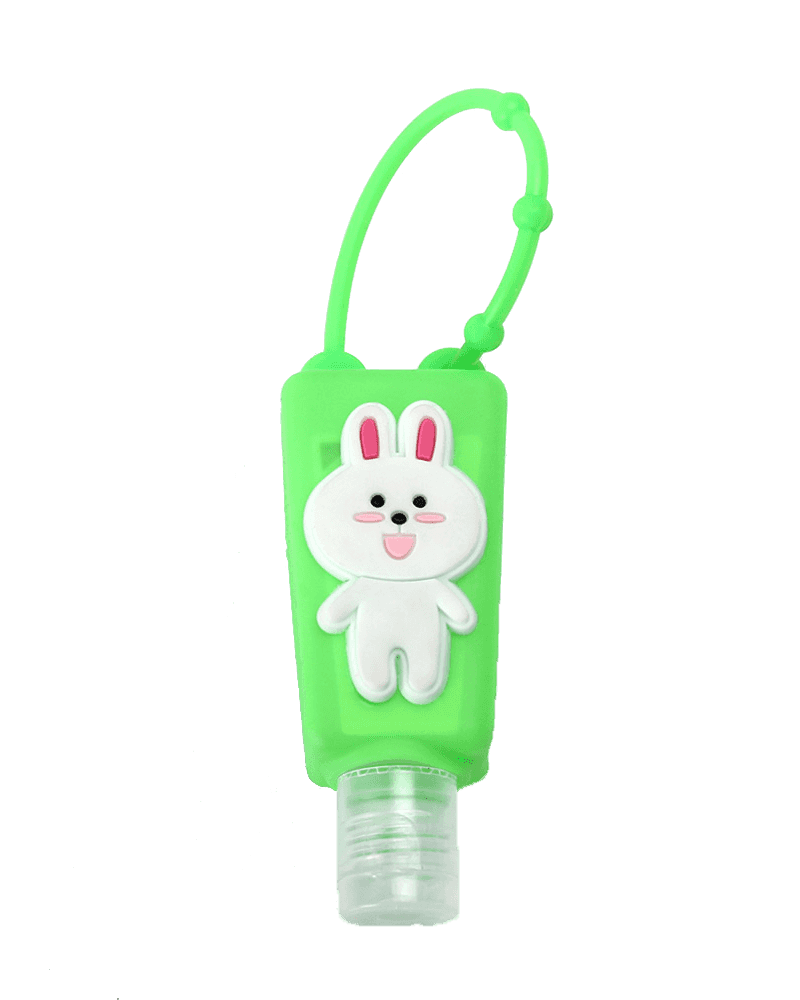 >Green Cute Cartoon 30ml Bottle Silicone Case N4