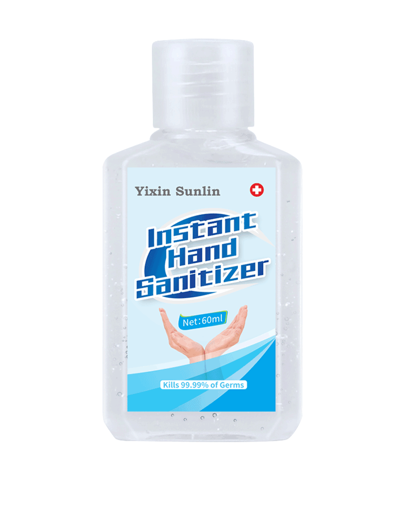 >60ml flip cap instant hand sanitizer gel