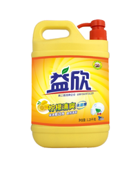 >Lemon-flavored Dishwashing Liquid